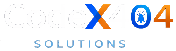 CodeX404 Solutions Logo
